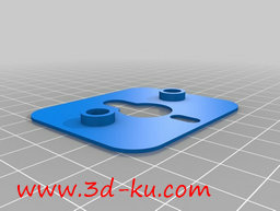 3D打印模型下面是磁铁，可以容纳的图片
