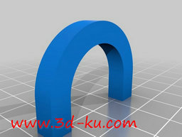 3D打印模型下面是磁铁，可以容纳的图片