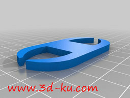 3D打印模型将电线绕在上面，以缩的图片