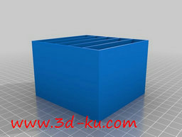 3D打印模型5层的小抽屉，用来放的图片