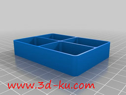 3D打印模型5层的小抽屉，用来放的图片