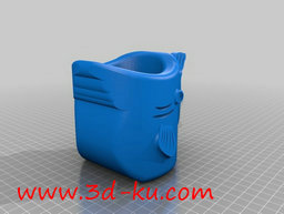 3D打印模型打印这鱼杯，发现它无的图片