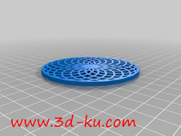 3D打印模型用作水杯垫，可以隔热的图片