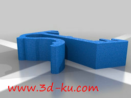 3D打印模型窗帘挂钩的图片