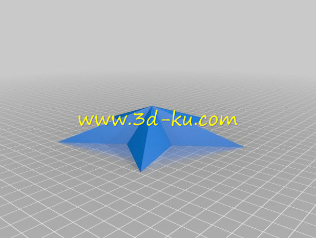 立体的装饰星星灯具，模型的图片2