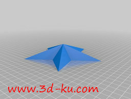 3D打印模型立体的装饰星星灯具，的图片