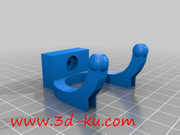 3D打印模型安装在墙上后，可以挂的图片