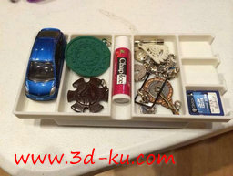 3D打印模型这个盒子分为5个部分的图片