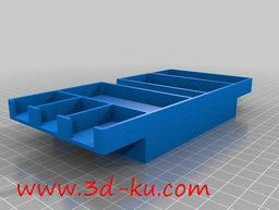3D打印模型这个盒子分为5个部分的图片