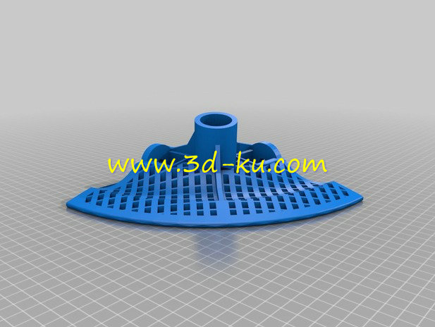 打印出来的只是桌面部模型的图片2