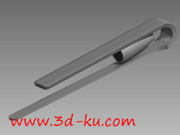 3D打印模型可以把笔别在笔记本上的图片