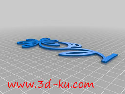 3D打印模型简单的装饰花，希望您的图片