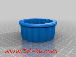 3D打印模型有圆形状的，小花形状的图片