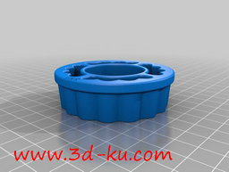 3D打印模型有圆形状的，小花形状的图片