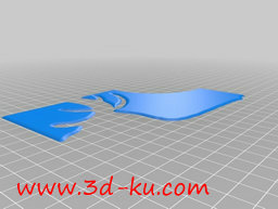 3D打印模型彩色玻璃，图案是一头的图片