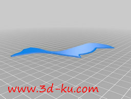 3D打印模型彩色玻璃，图案是一头的图片