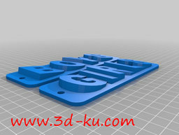 3D打印模型男浴室，女浴室，一目的图片