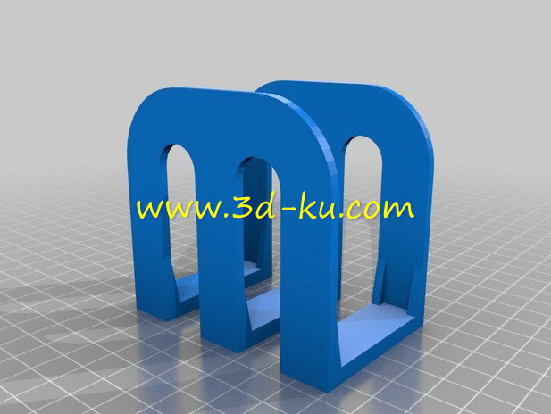 从侧面看是一个M字母模型的图片1