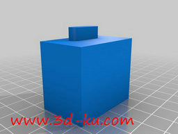 3D打印模型一个小型抽屉，口袋大的图片