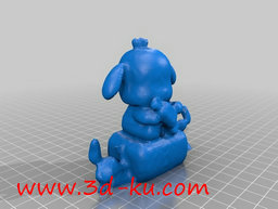 3D打印模型利用3D扫描仪扫描数的图片