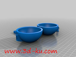 3D打印模型一把剪刀和冰淇淋勺组的图片