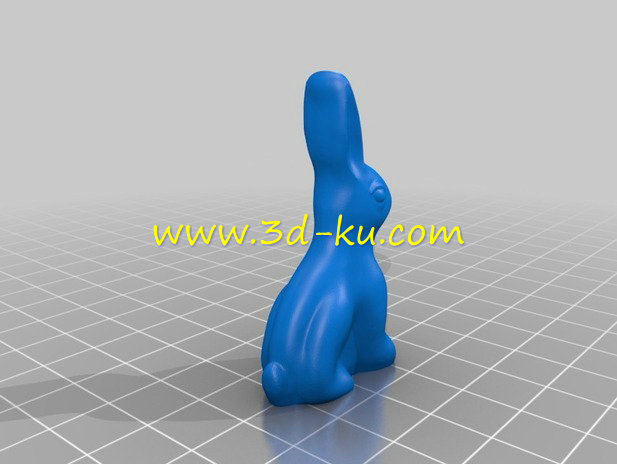 一个简单的巧克力兔子模型的图片2