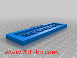 3D打印模型挂在家门口的小牌子，的图片