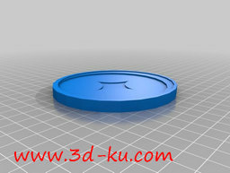 3D打印模型圆形杯垫的图片