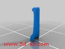 3D打印模型固定受伤手指夹板的图片