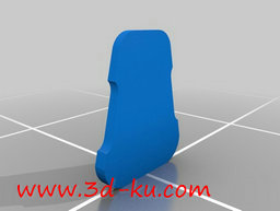 3D打印模型固定受伤手指夹板的图片