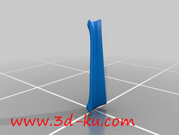 3D打印模型固定受伤手指夹板的图片