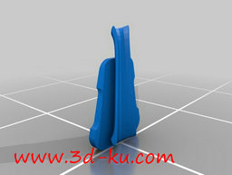 3D打印模型固定受伤手指夹板的图片