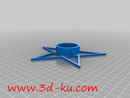 3D打印模型烛台的图片