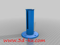 3D打印模型厕纸放置架的图片
