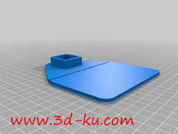 3D打印模型可以固定在墙壁上的充电器的图片