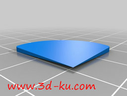 3D打印模型爵士乐吉他拨片的图片
