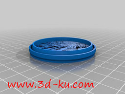 3D打印模型佳能镜头盖的图片