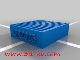3D打印模型CR2025电池固定架的图片