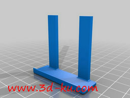 3D打印模型相机手机架的图片