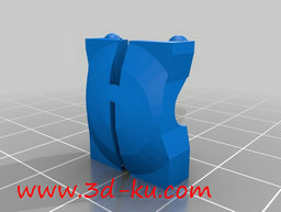 3D打印模型LED手电筒的图片