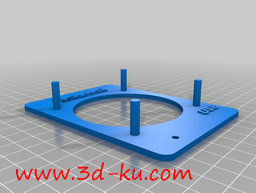 3D打印模型风扇支架的图片