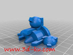 3D打印模型恐怖的机器人的图片