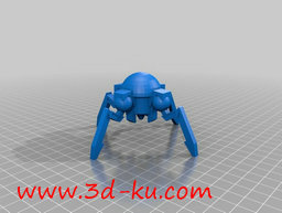 3D打印模型恐怖的机器人的图片