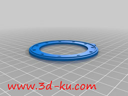 3D打印模型相机的机械虹膜光圈的图片