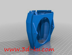 3D打印模型机器人左手组件的图片