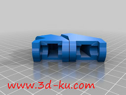 3D打印模型机器人左手组件的图片