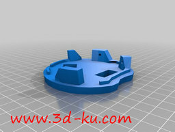 3D打印模型机器人左手组件的图片