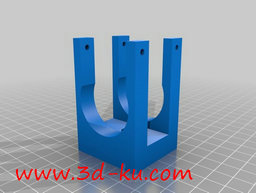 3D打印模型自行车手机架的图片