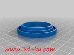 3D打印模型尼康相机机身盖的图片