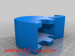 3D打印模型大象形状的平板支撑架的图片